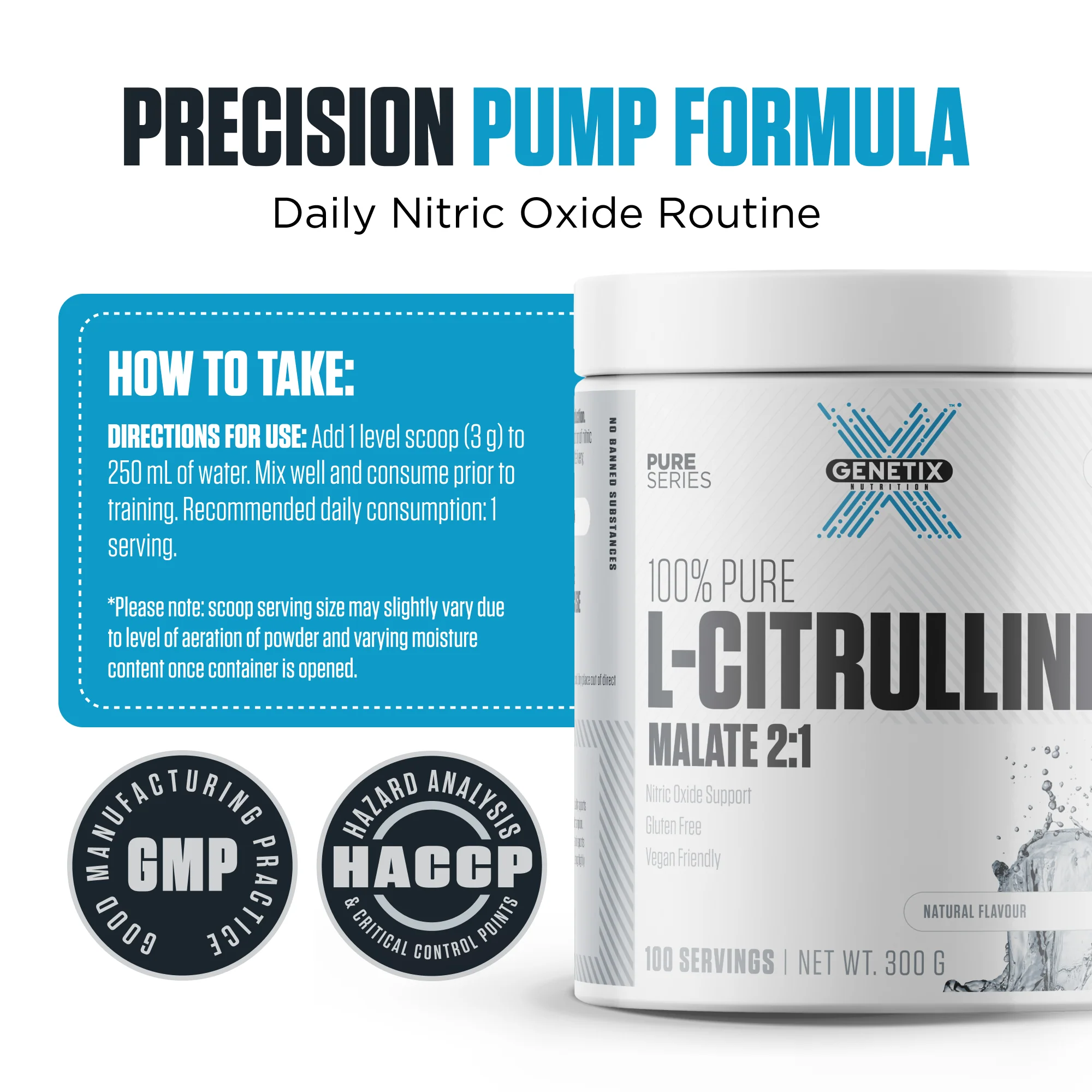 100% Pure L-Citrulline by Genetix Nutrition Essentials - Image 6
