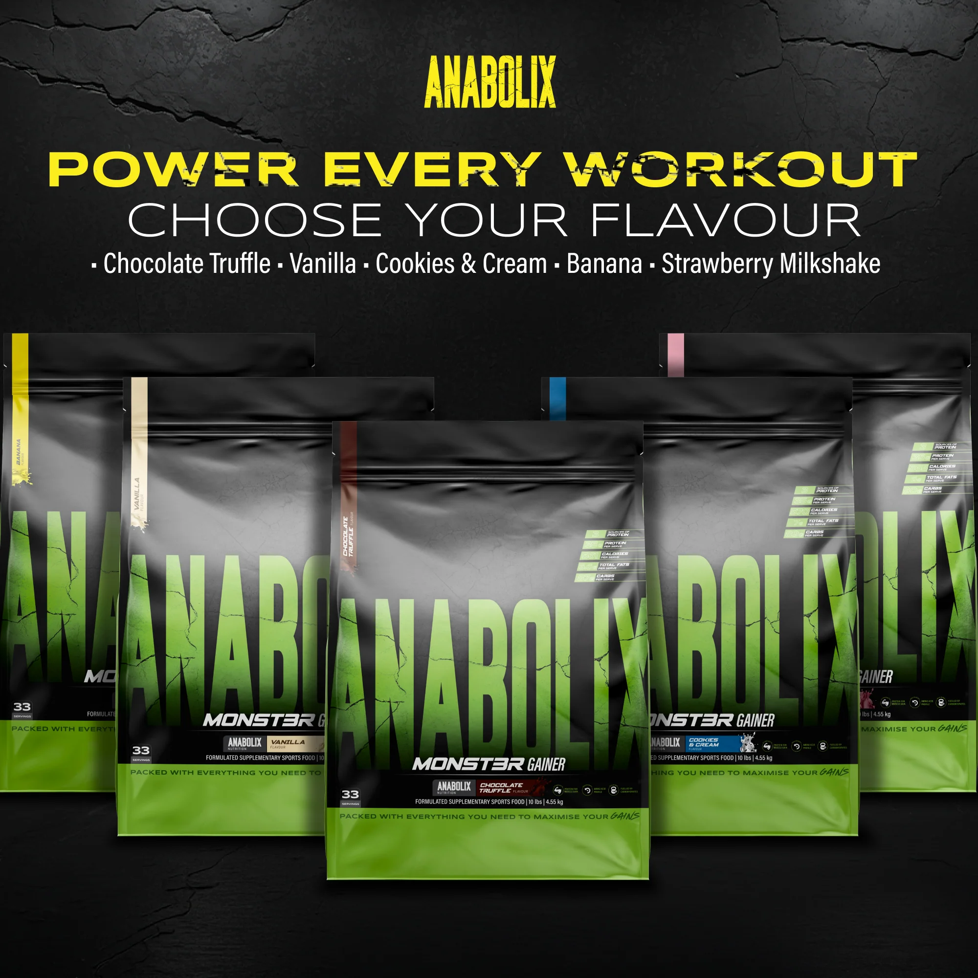 Monst3r Gainer by Anabolix Nutrition - Image 7