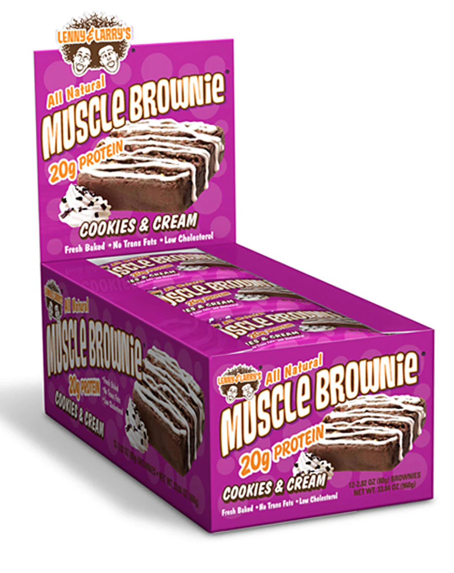 Muscle Brownie - Cookies & Cream by Lenny & Larry's - Image 3