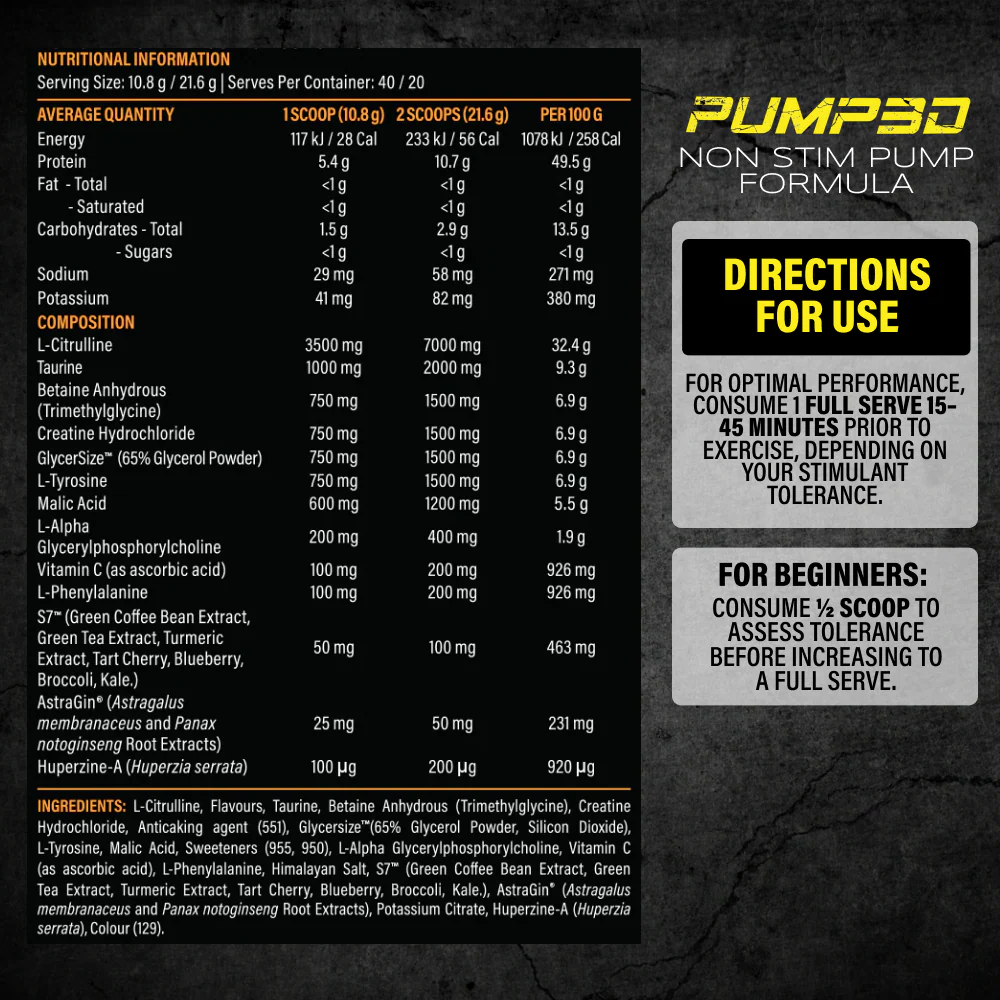 Pump3d by Anabolix Nutrition - Image 7